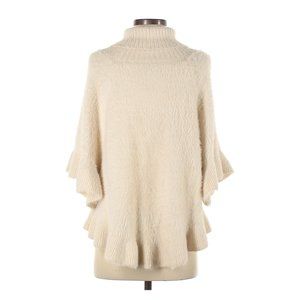 Akemi + Kin Turtleneck Sweater/Poncho, S, Cream